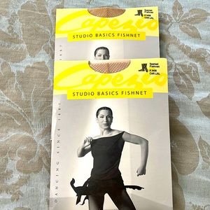 Professional Fishnet Tight with Seams Caramel XL BNIB